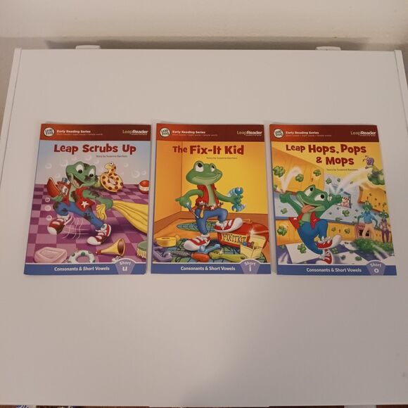 LeapFrog Early Reading Series LeapReader Interactive Books-Lot Of 9-Soft Cover-B - Picture 4 of 11